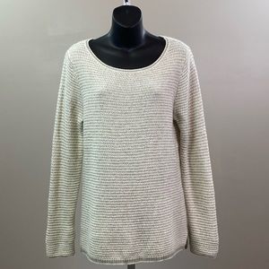 J.Crew Chevron Stitch Boatneck Sweater